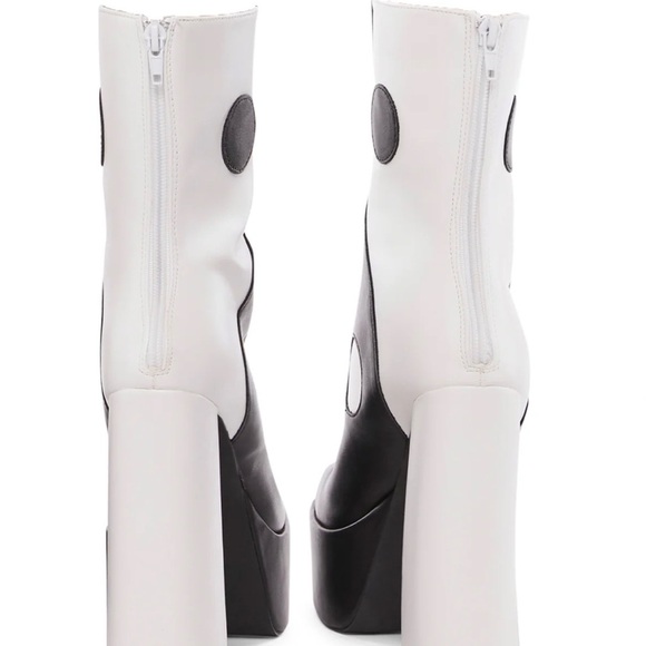 Mono Yin Yang Platform Boots - Picture 3 of 8